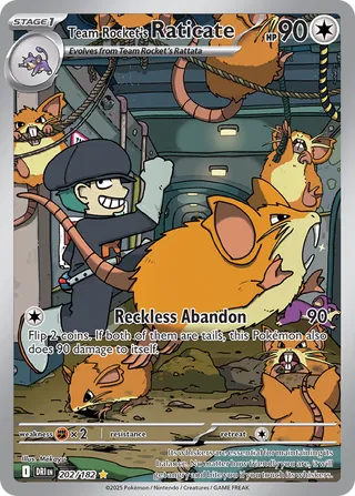 Team Rocket's Raticate, Destined Rivals 202/182