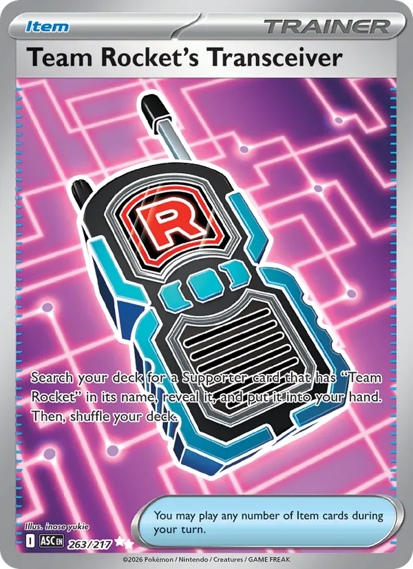 Team Rocket's Transceiver, Ascended Heroes 263/217