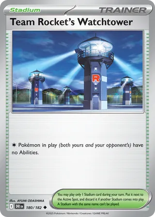 Team Rocket's Watchtower, Destined Rivals 180/182