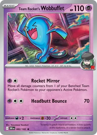 Team Rocket's Wobbuffet, Destined Rivals 082/182