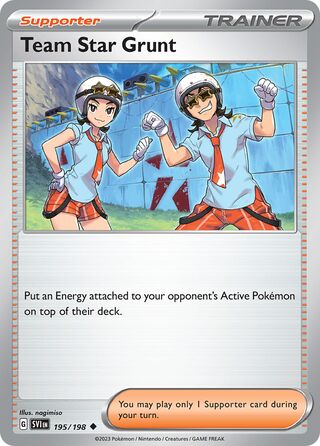 Team Star Grunt, Play! Pokémon Prize Pack Series Three 195/198