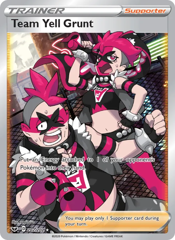 Team Yell Grunt, Sword & Shield 202/202