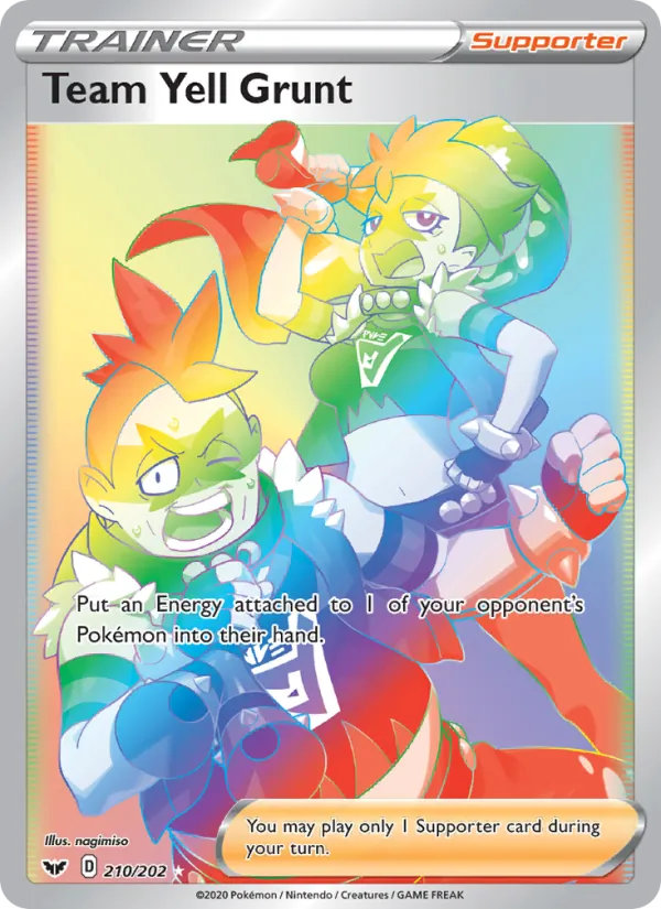 Team Yell Grunt, Sword & Shield 210/202
