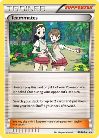 Teammates, WC Deck 2015 (Primal Groudon) 141/160