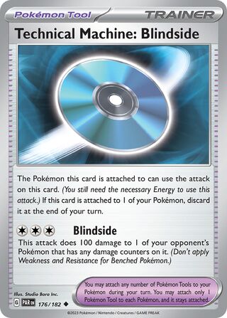 Technical Machine: Blindside, Play! Pokémon Prize Pack Series Six 176/182