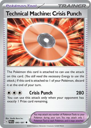 Technical Machine: Crisis Punch, Play! Pokémon Prize Pack Series Six 090/091