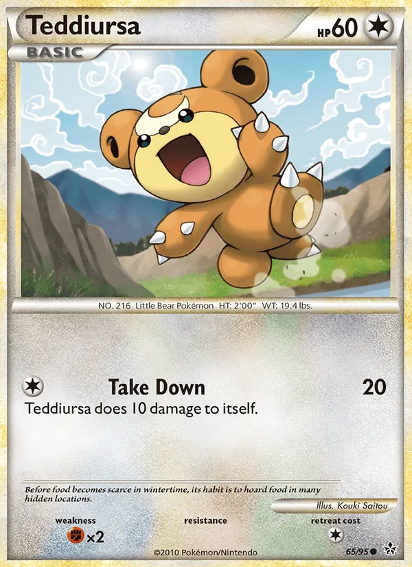 Teddiursa, Unleashed 065/095
