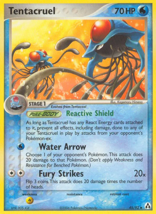 Tentacruel, Legend Maker 045/092