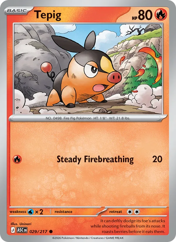 Tepig, Ascended Heroes 029/217