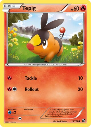 Tepig, WC Deck 2011 (Twinboar) 015/114