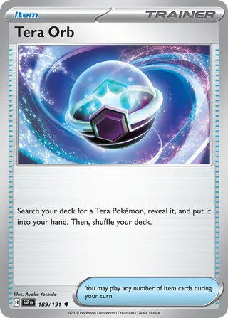 Tera Orb, Surging Sparks 189/191
