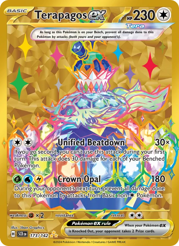 Terapagos EX, Stellar Crown 173/142