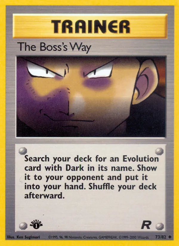 The Boss's Way, Team Rocket 073/082