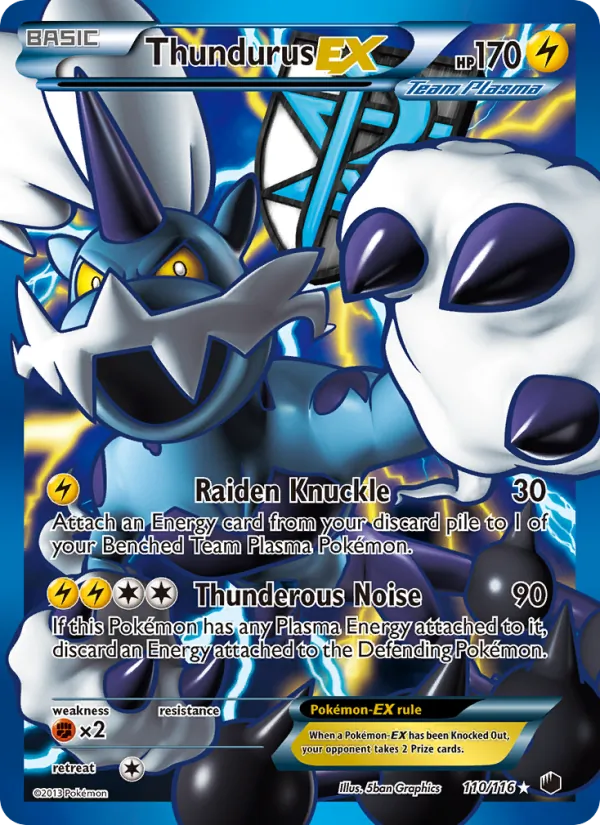 Thundurus-EX, Plasma Freeze 110/116