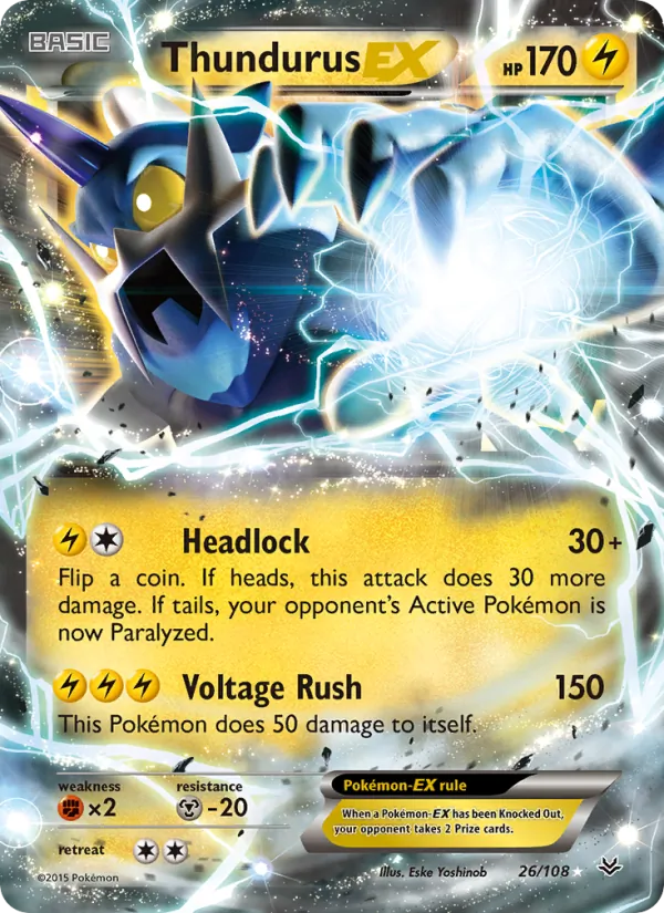 Thundurus EX, Roaring Skies 026/108