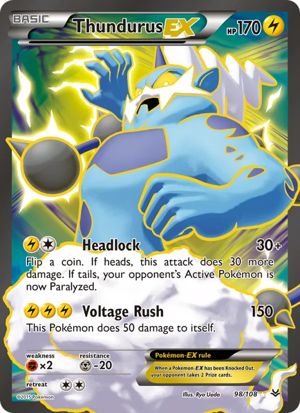 Thundurus EX, Roaring Skies 098/108