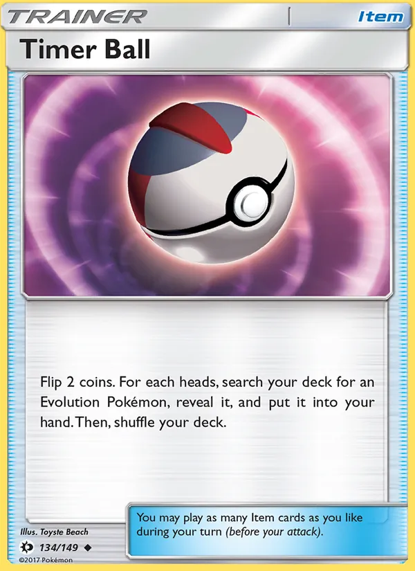 Timer Ball, Sun & Moon 134/149