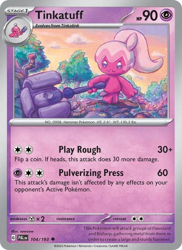 Tinkatuff, Paldea Evolved 104/193