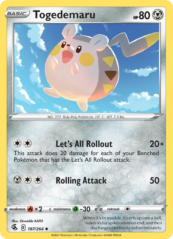 Togedemaru, Fusion Strike 187/264