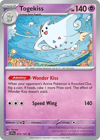 Togekiss, Surging Sparks 072/191
