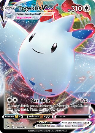 Togekiss VMAX, Play! Pokémon Prize Pack Series One 141/185