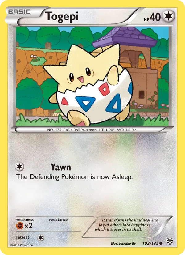 Togepi, Plasma Storm 102/135
