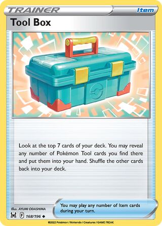 Tool Box, Play! Pokémon Prize Pack Series Three 168/196