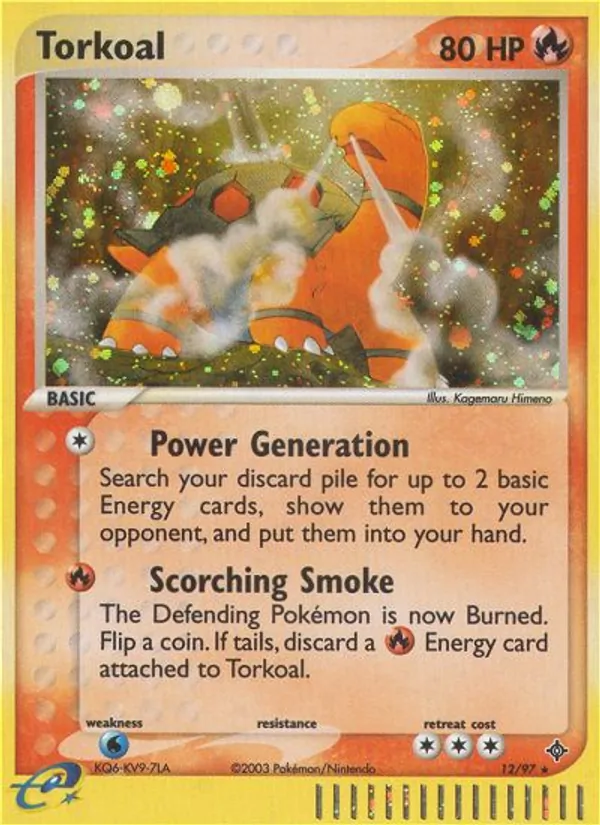 Torkoal, Dragon 012/097