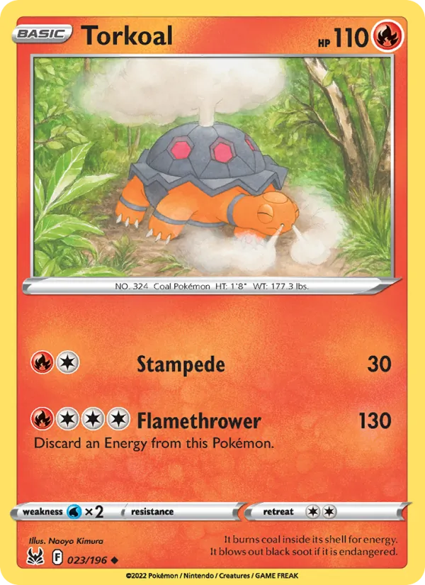 Torkoal, Lost Origin 023/196