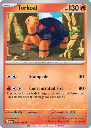 Torkoal, Battle Academy 2024 (Armarouge) 035/198