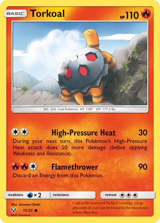 Torkoal, Shining Legends 011/073