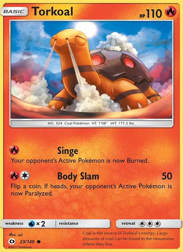 Torkoal, Sun & Moon 023/149