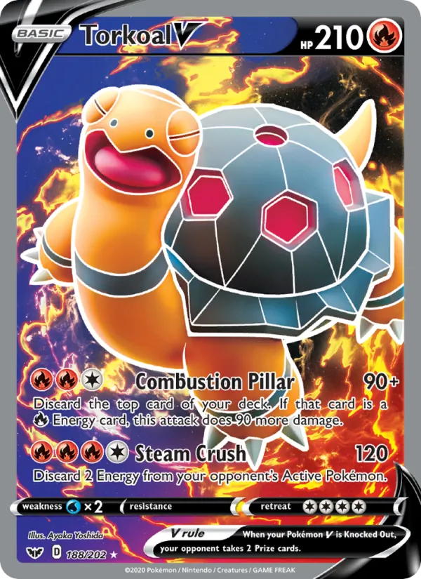 Torkoal V, Sword & Shield 188/202