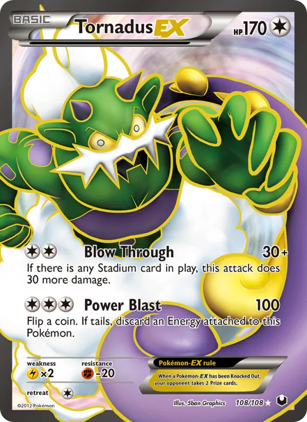 Tornadus-EX, Dark Explorers 108/108