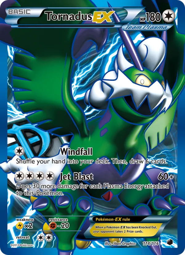 Tornadus-EX, Plasma Freeze 114/116