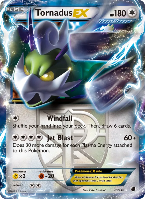 Tornadus-EX, Plasma Freeze 098/116