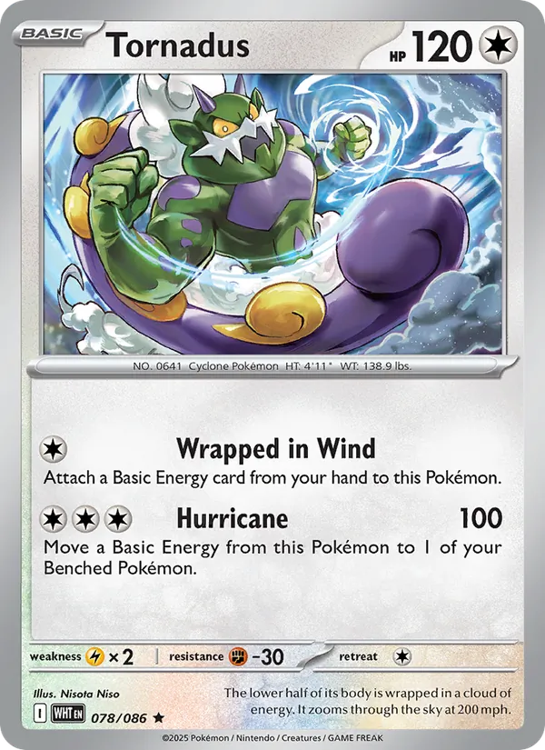 Tornadus, White Flare 078/086