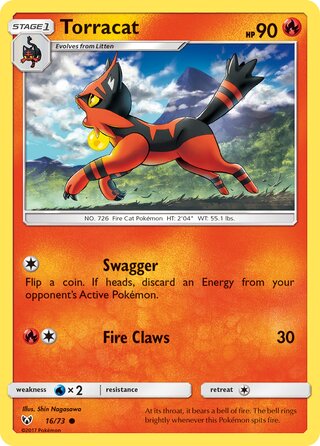 Torracat, Shining Legends 016/073
