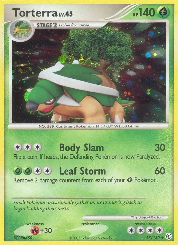 Torterra, Diamond & Pearl 017/130