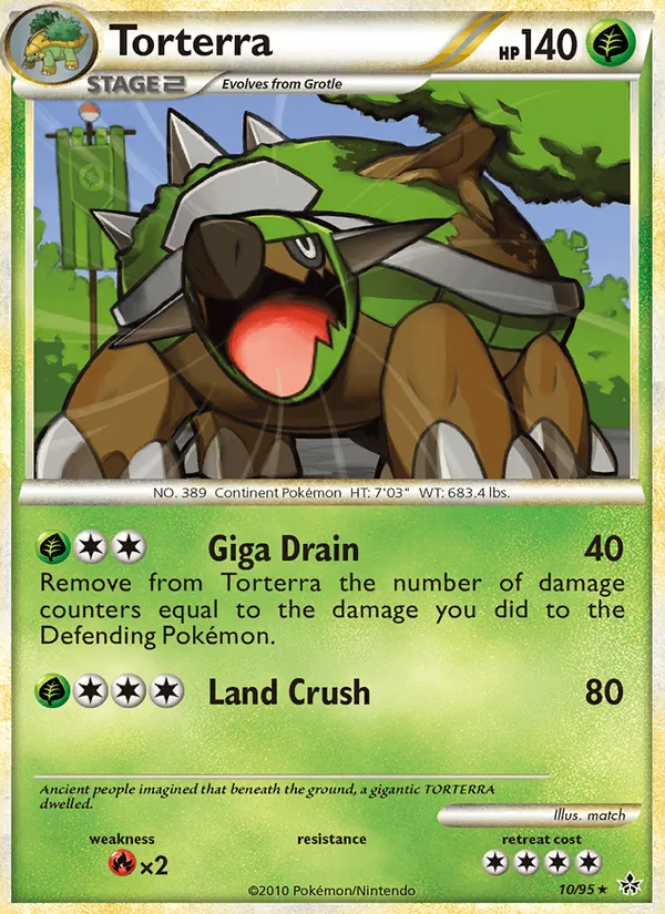 Torterra, Unleashed 010/095