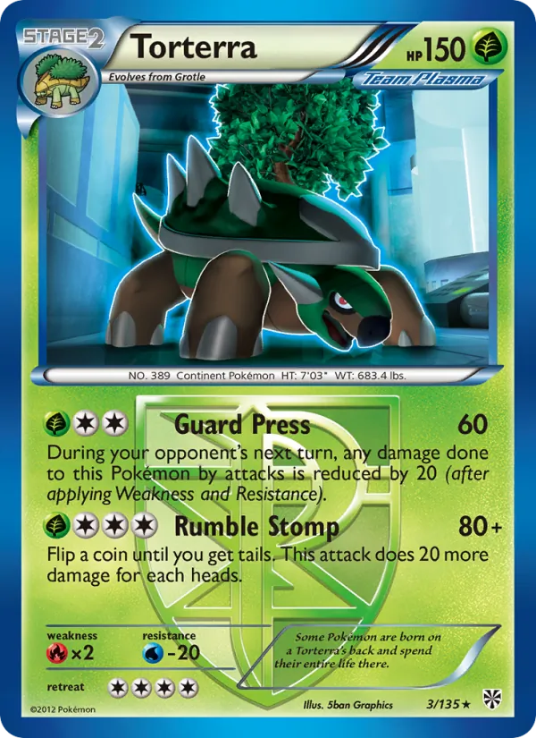 Torterra, Plasma Storm 003/135