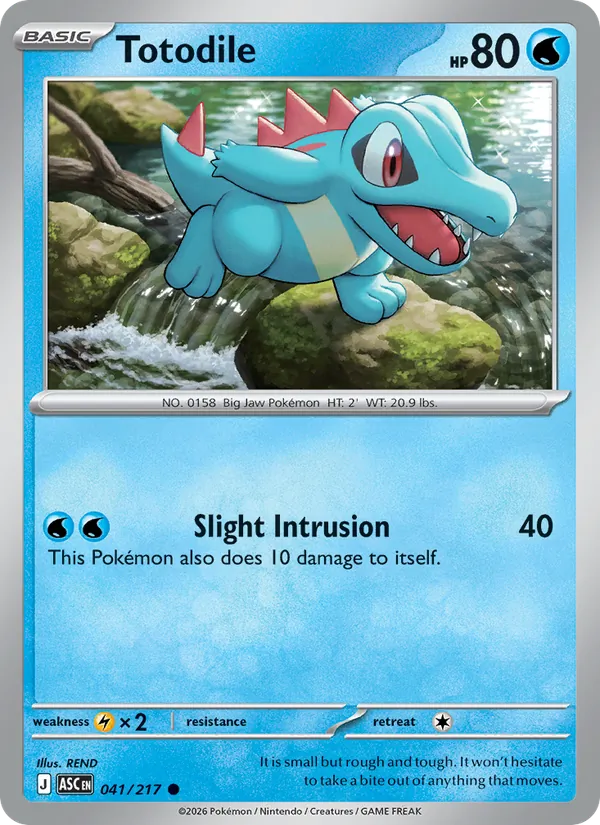 Totodile, Ascended Heroes 041/217