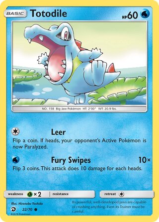 Totodile, Dragon Majesty 022/070