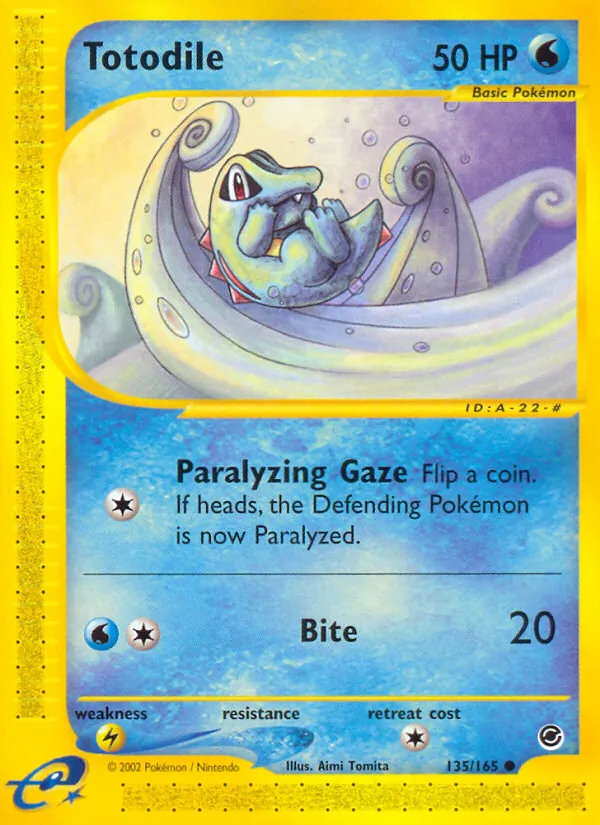 Totodile, Expedition Base Set 135/165