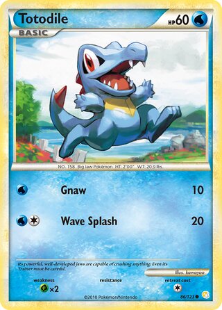 Totodile, Überraschungskalender 086/123