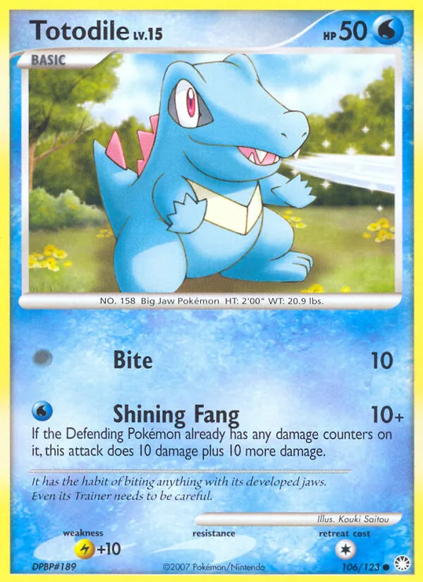 Totodile, Mysterious Treasures 106/123