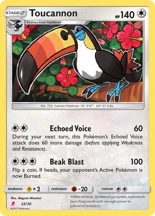 Toucannon, SM trainer Kit (Lycanroc) 022/030