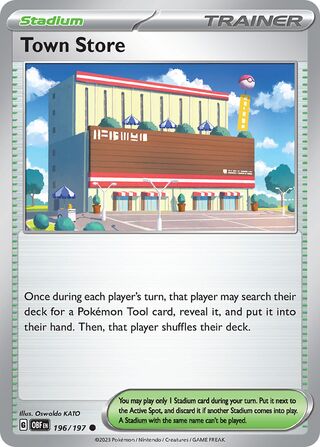 Town Store, Play! Pokémon Prize Pack Series Six 196/197