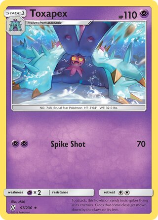 Toxapex, Battle Academy 2020 (Mewtwo) 097/236