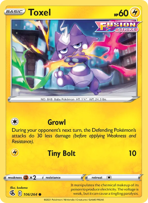 Toxel, Fusion Strike 106/264